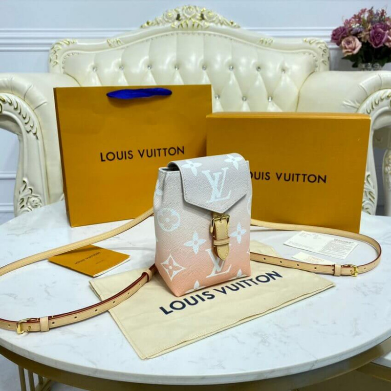 Replica Louis Vuitton Tiny Mini Backpack M45764 Mist Gray - Image 3