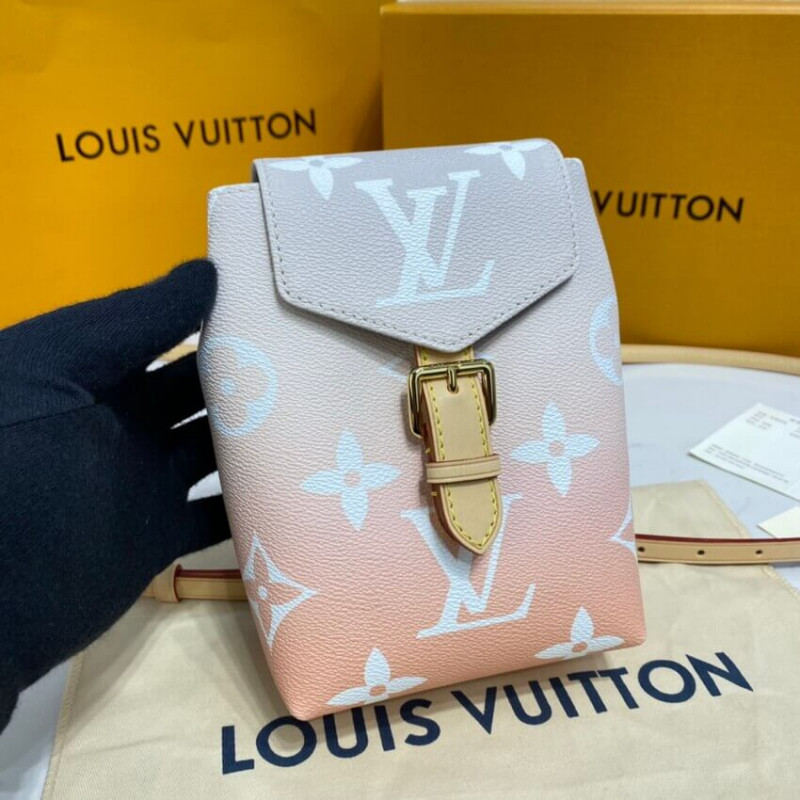 Replica Louis Vuitton Tiny Mini Backpack M45764 Mist Gray - Image 6