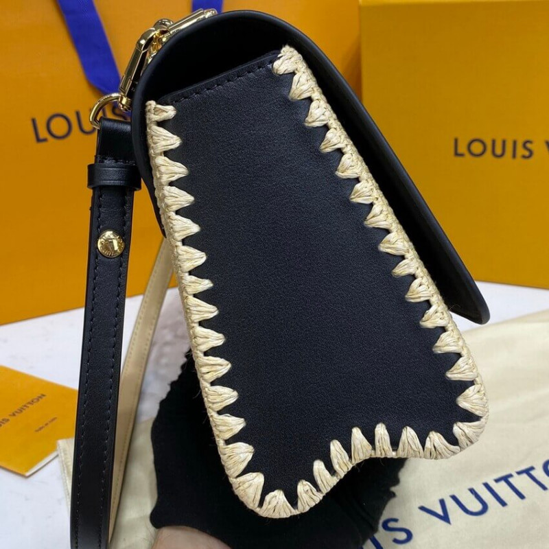 Replica Louis Vuitton Twist Mm M57647 Black - Image 7