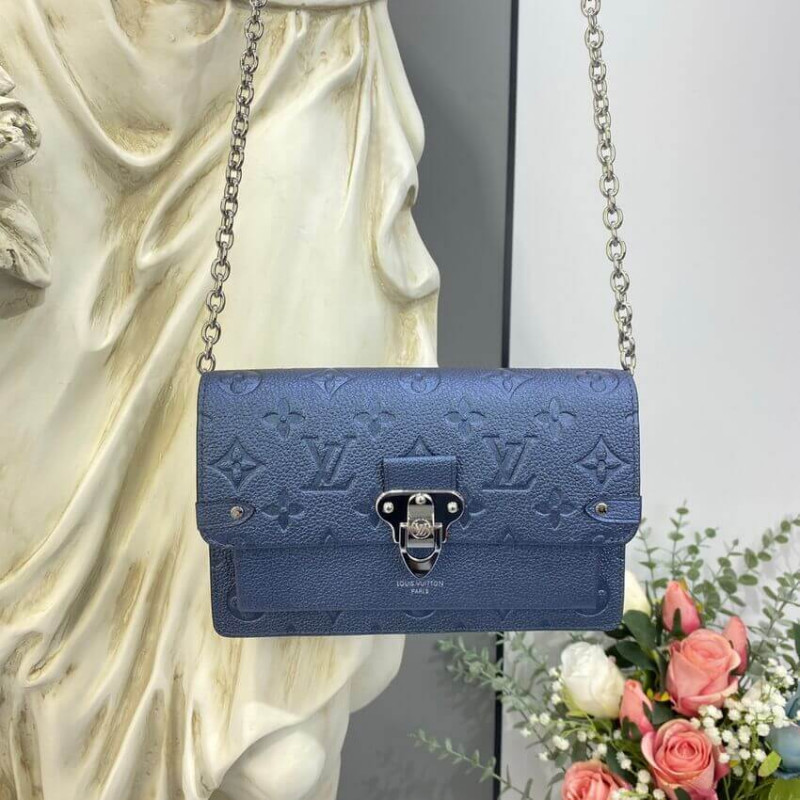 Replica Louis Vuitton Vavin Chain Wallet M59077 Navy Nacre - Image 3