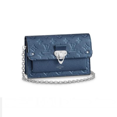 Replica Louis Vuitton Vavin Chain Wallet M59077 Navy Nacre