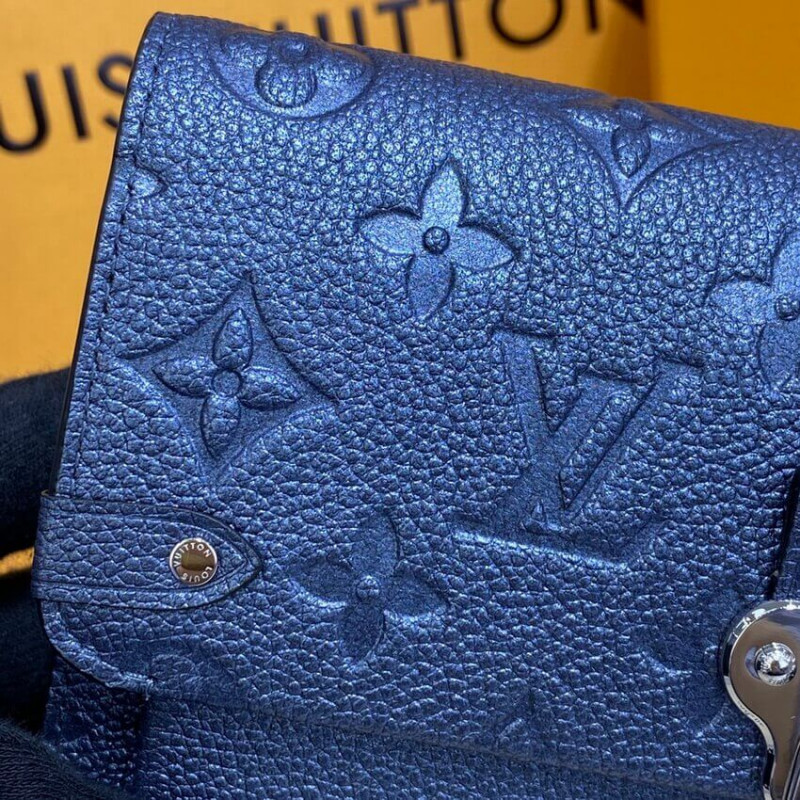 Replica Louis Vuitton Vavin Chain Wallet M59077 Navy Nacre - Image 9