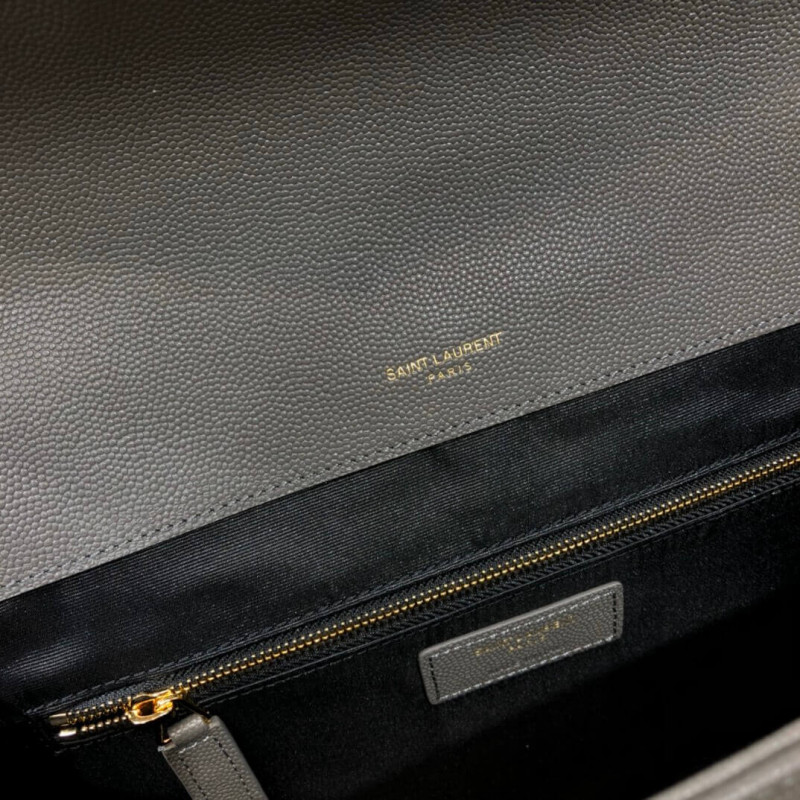 Replica Saint Laurent Grain Leather Large Envelope Chain Bag 396910 - Image 10