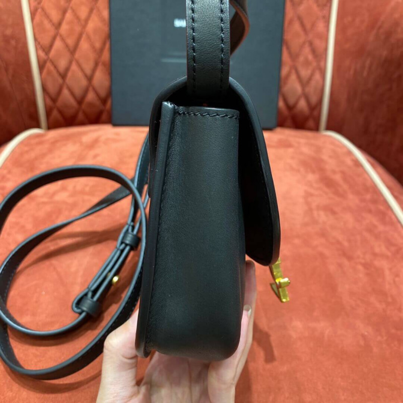 Replica Saint Laurent Kaia Ysl-Plaque Mini Leather Satchel 623097 - Image 4