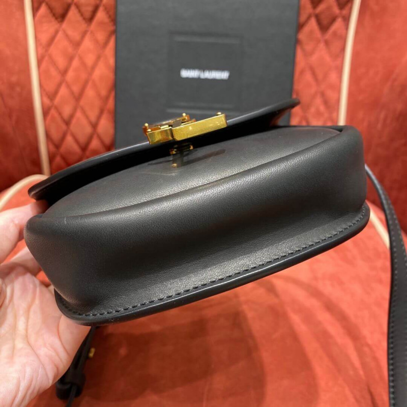 Replica Saint Laurent Kaia Ysl-Plaque Mini Leather Satchel 623097 - Image 5