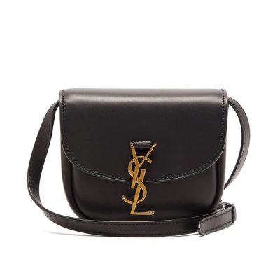 Replica Saint Laurent Kaia Ysl-Plaque Mini Leather Satchel 623097