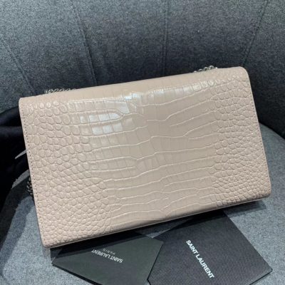 Alternative view of Replica Saint Laurent Medium Kate Tassel Chain Bag In Crocodile Leather 354119
