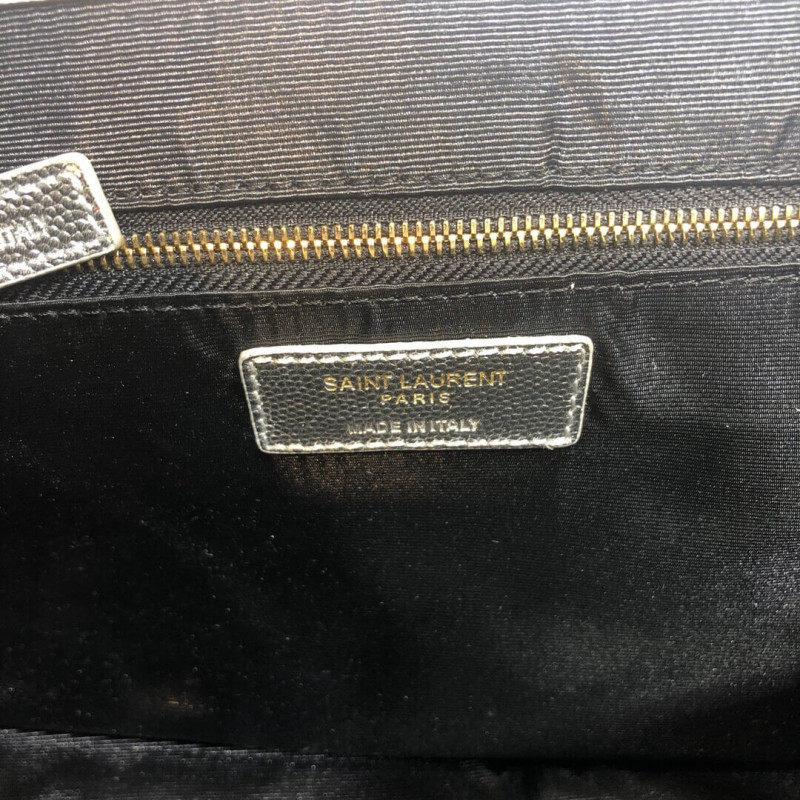 Replica Saint Laurent Metallic Silver Large Envelope Chain Bag 396910 - Image 9
