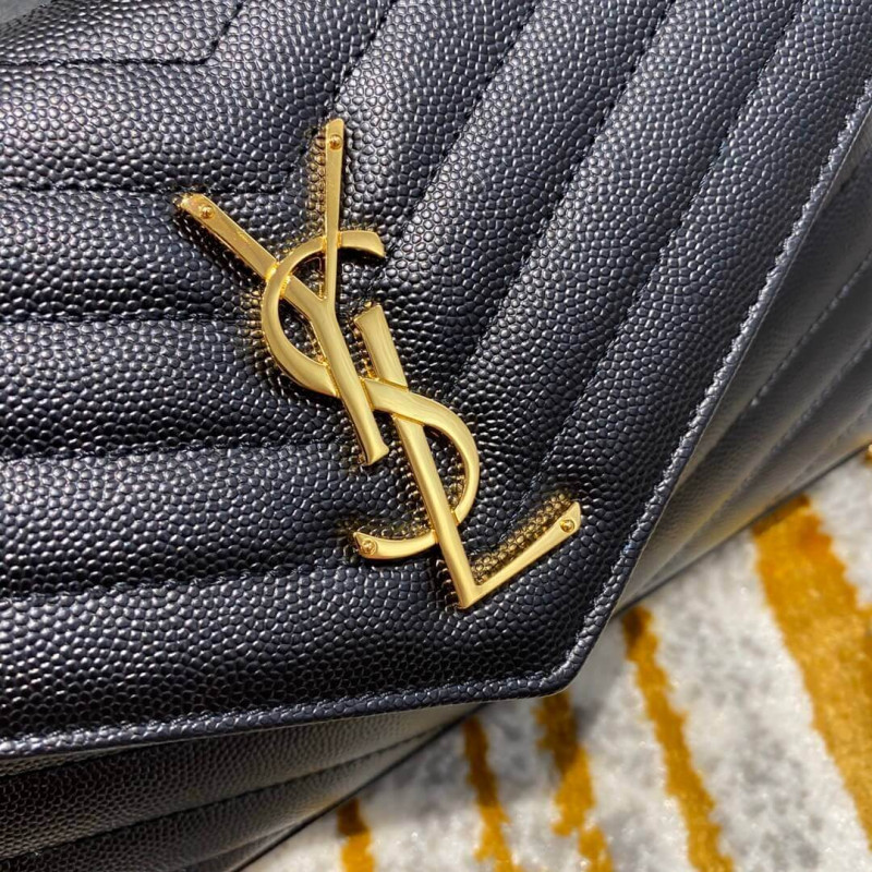 Replica Saint Laurent Monogram Envelope Chain Wallet 377828 - Image 15