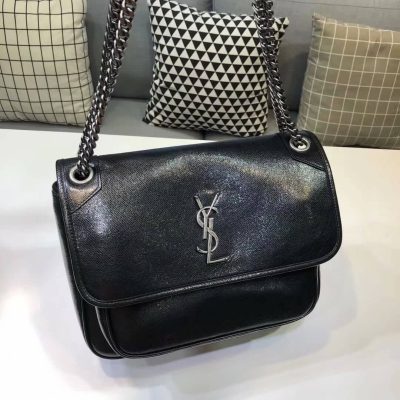 Alternative view of Replica Saint Laurent Niki Baby In Metallic Leather 498894
