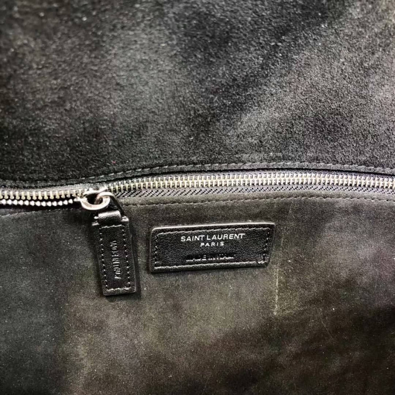 Replica Saint Laurent Niki Baby In Metallic Leather 498894 - Image 9