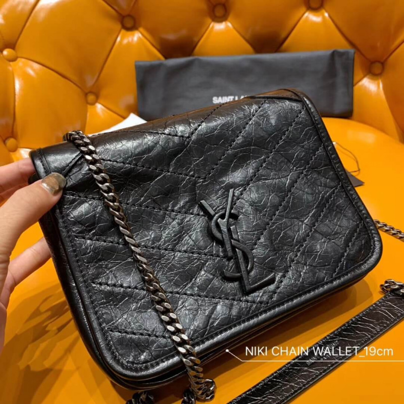 Replica Saint Laurent Niki Chain Wallet Shoulder Bag 583103 - Image 3