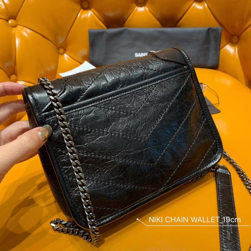 Replica Saint Laurent Niki Chain Wallet Shoulder Bag 583103 - Image 4