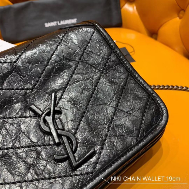 Replica Saint Laurent Niki Chain Wallet Shoulder Bag 583103 - Image 7