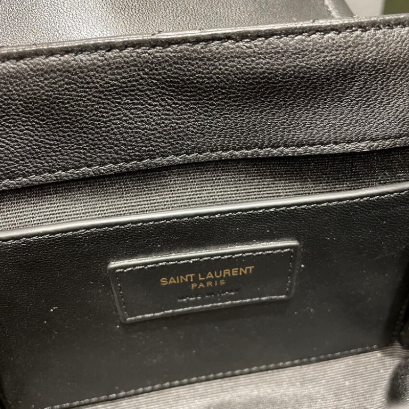 Replica Saint Laurent Nolita Mini Leather Shoulder Bag 672738 Black - Image 13