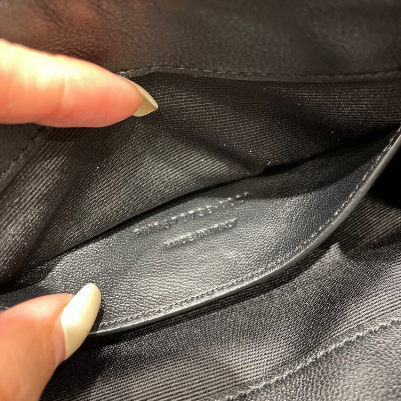 Replica Saint Laurent Nolita Mini Leather Shoulder Bag 672738 Black - Image 14