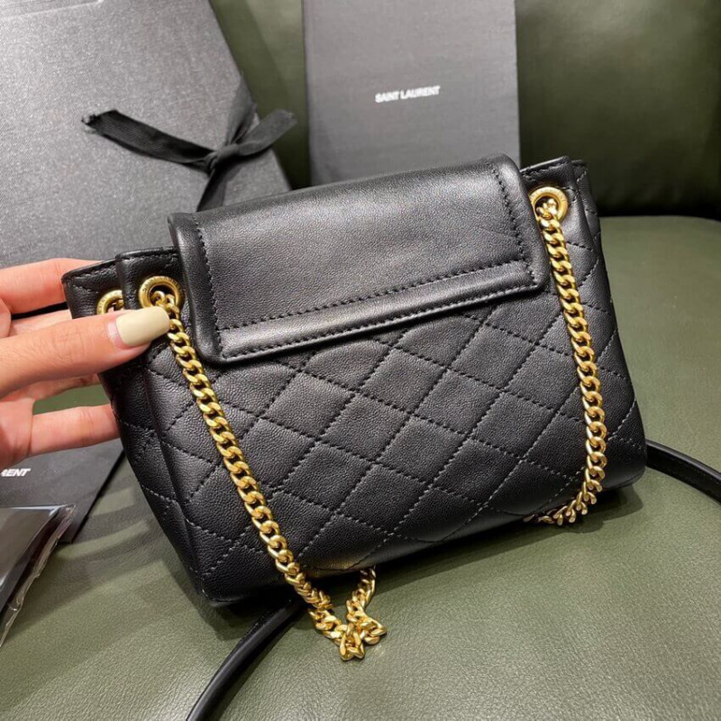 Replica Saint Laurent Nolita Mini Leather Shoulder Bag 672738 Black - Image 7