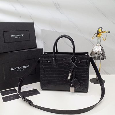 Replica Saint Laurent Sac De Jour Souple Baby In Crocodile Embossed Leather 477477
