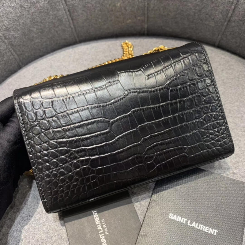 Replica Saint Laurent Small Kate Tassel Chain Bag In Crocodile Leather 354120 - Image 2