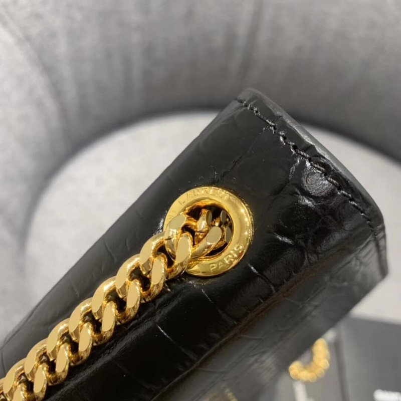 Replica Saint Laurent Small Kate Tassel Chain Bag In Crocodile Leather 354120 - Image 5
