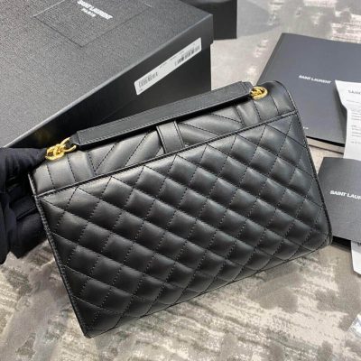 Alternative view of Replica Saint Laurent Smooth Leather Envelope Medium Bag 487206