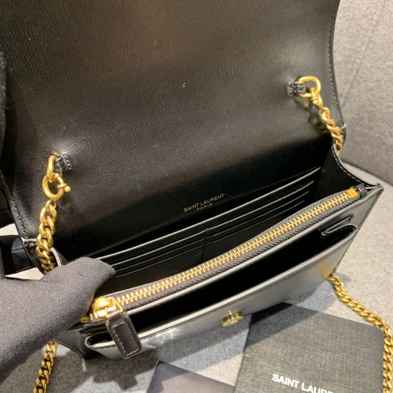 Replica Saint Laurent Sunset Chain Wallet In Smooth Leather 533026 - Image 7