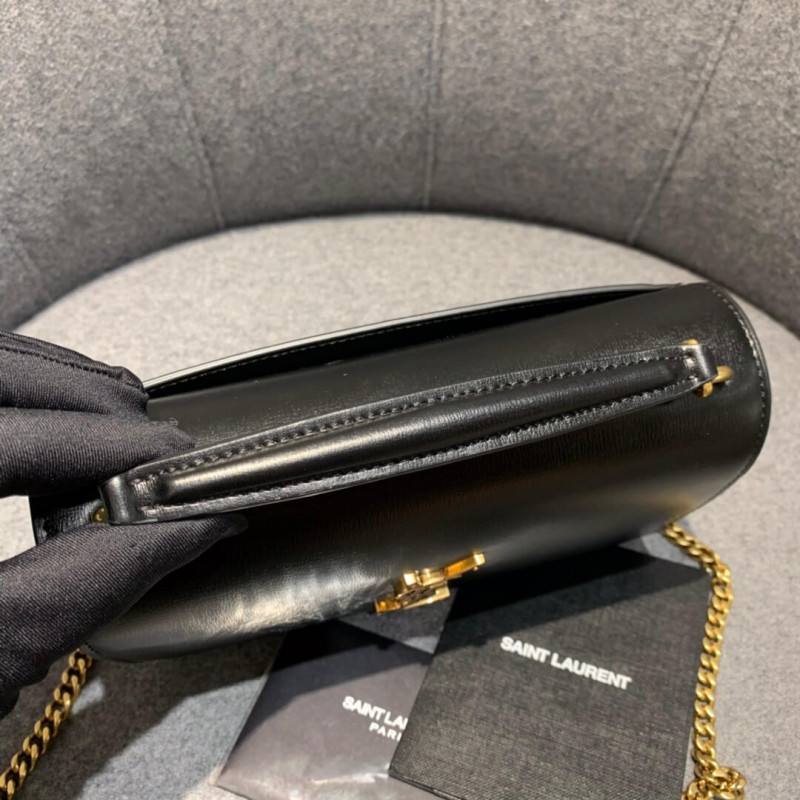 Replica Saint Laurent Sunset Chain Wallet In Smooth Leather 533026 - Image 8
