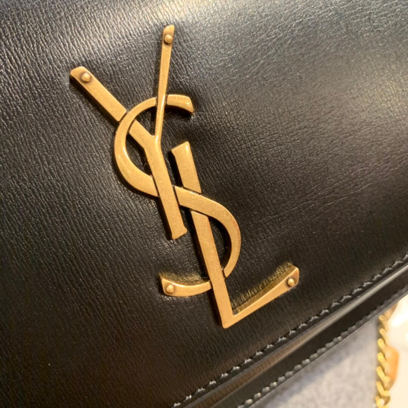 Replica Saint Laurent Sunset Chain Wallet In Smooth Leather 533026 - Image 9
