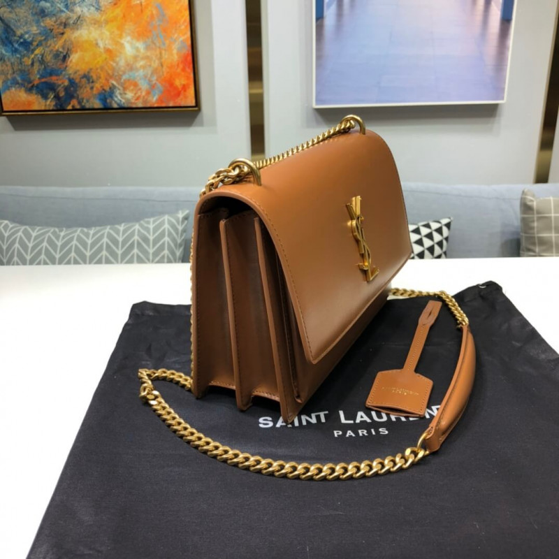 Replica Saint Laurent Sunset Medium In Smooth Leather 442906 - Image 3
