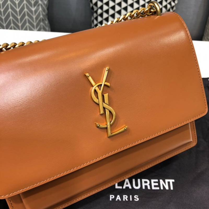 Replica Saint Laurent Sunset Medium In Smooth Leather 442906 - Image 4