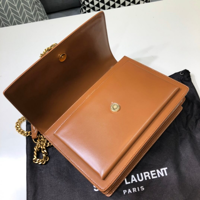 Replica Saint Laurent Sunset Medium In Smooth Leather 442906 - Image 6