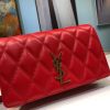 Best Replicas Bags - Saint Laurent YSL Angie Chain Bag In Quilted Lambskin 568906 Top Quality Louis Vuitton LV Replica Bags On Sales