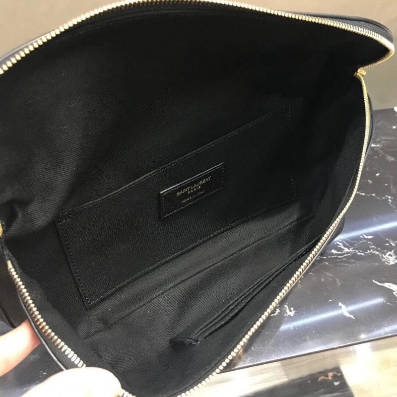 Replica Saint Laurent Ysl Classic Monogram Belt Bag In Grain Leather 569737 - Image 12
