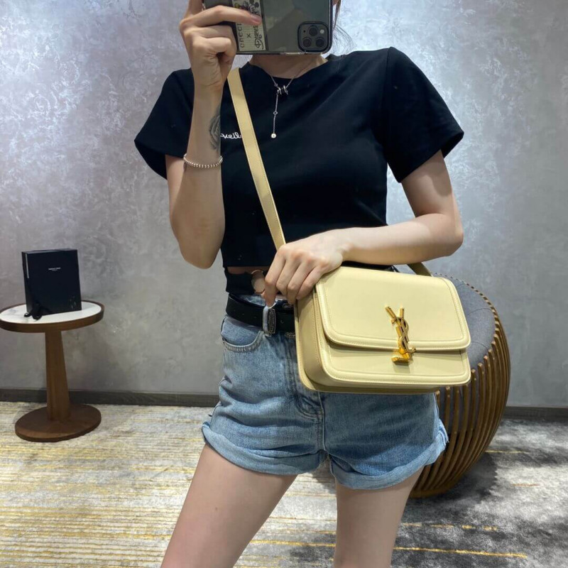 Replica Saint Laurent Ysl Solferino Medium Satchel In Box Leather 634305 - Image 4