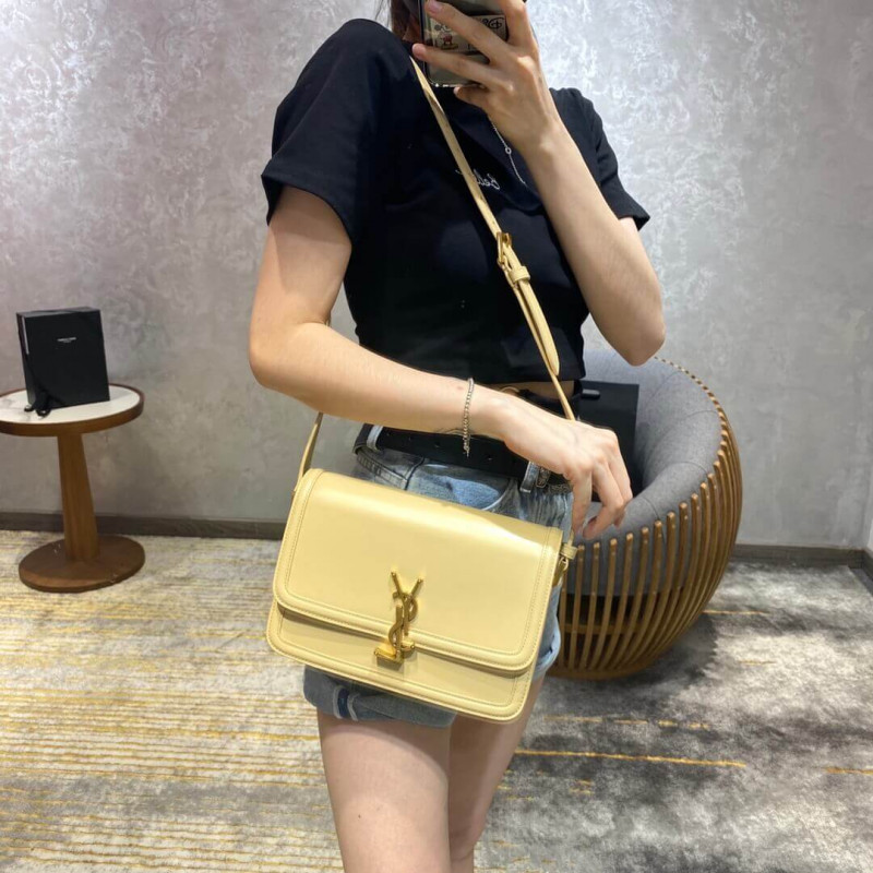 Replica Saint Laurent Ysl Solferino Medium Satchel In Box Leather 634305 - Image 5