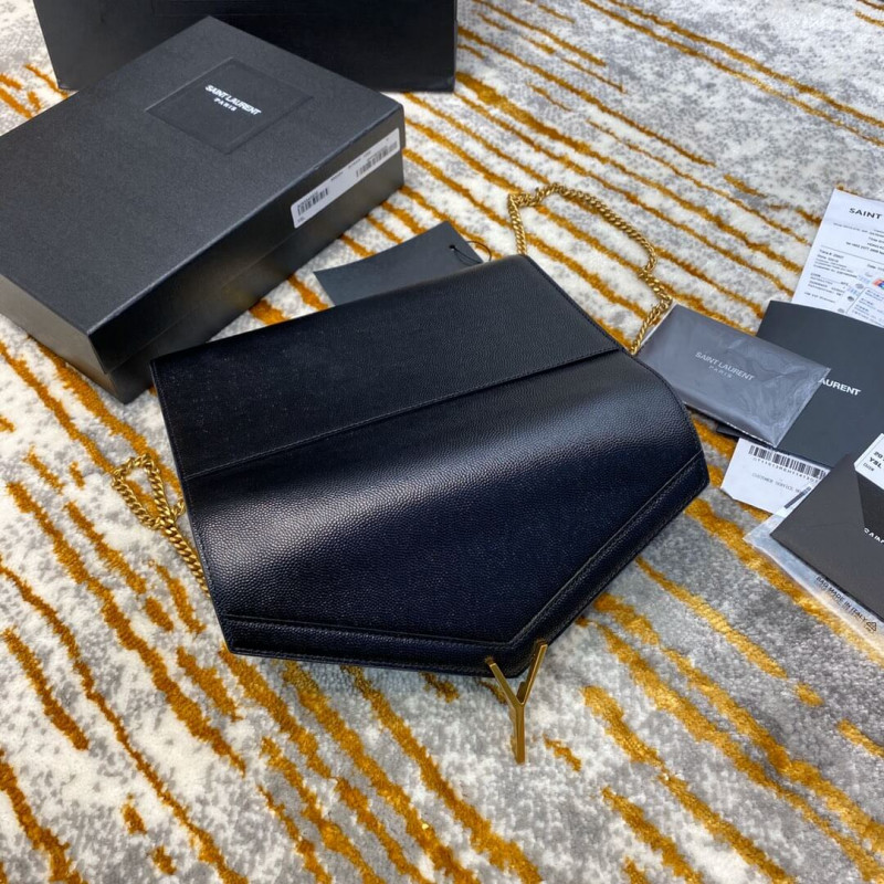 Replica Ysl Saint Laurent Cassandra Wallet On Chain In Grain Leather 582334 - Image 12