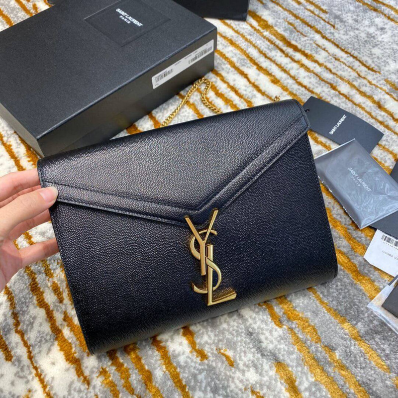 Replica Ysl Saint Laurent Cassandra Wallet On Chain In Grain Leather 582334 - Image 3