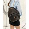 Best Replicas Bags - YSL Saint Laurent Joe Backpack 672609 In Black Lambskin Best Louis Vuitton LV Replica Bags On Sales