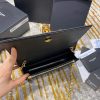 Best Replicas Bags - YSL Saint Laurent Kate Chain Wallet With Tassel In Crocodile Embossed Leather 452159 Top Quality Louis Vuitton LV Replica Bags On Sales