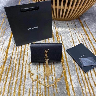 Replica Ysl Saint Laurent Kate Small With Tassel In Grain Leather 474366