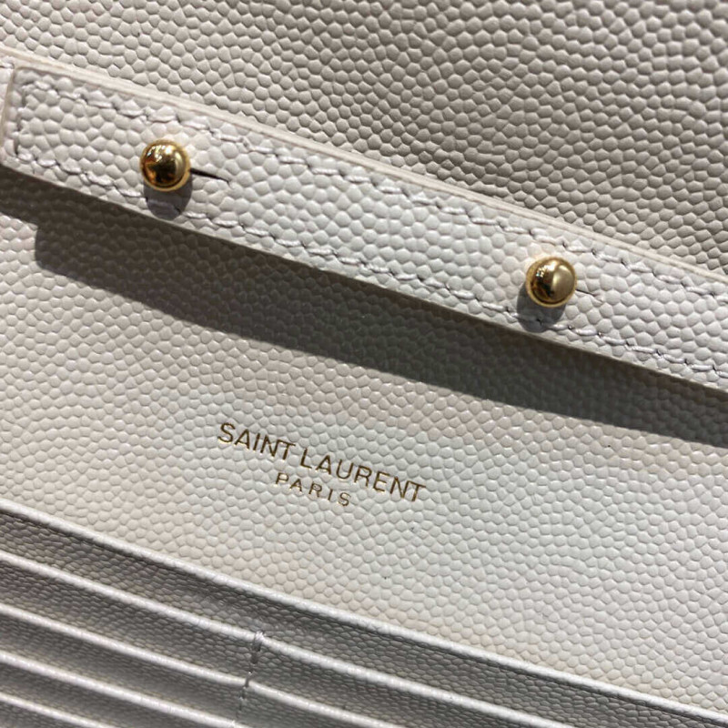 Replica Ysl Saint Laurent Monogram Chain Wallet In Mix Matelasse Grain Leather 620280 - Image 16