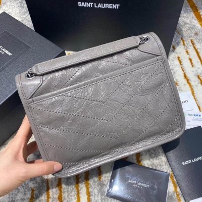 Alternative view of Replica Ysl Saint Laurent Niki Baby In Crinkled Vintage Leather 533037