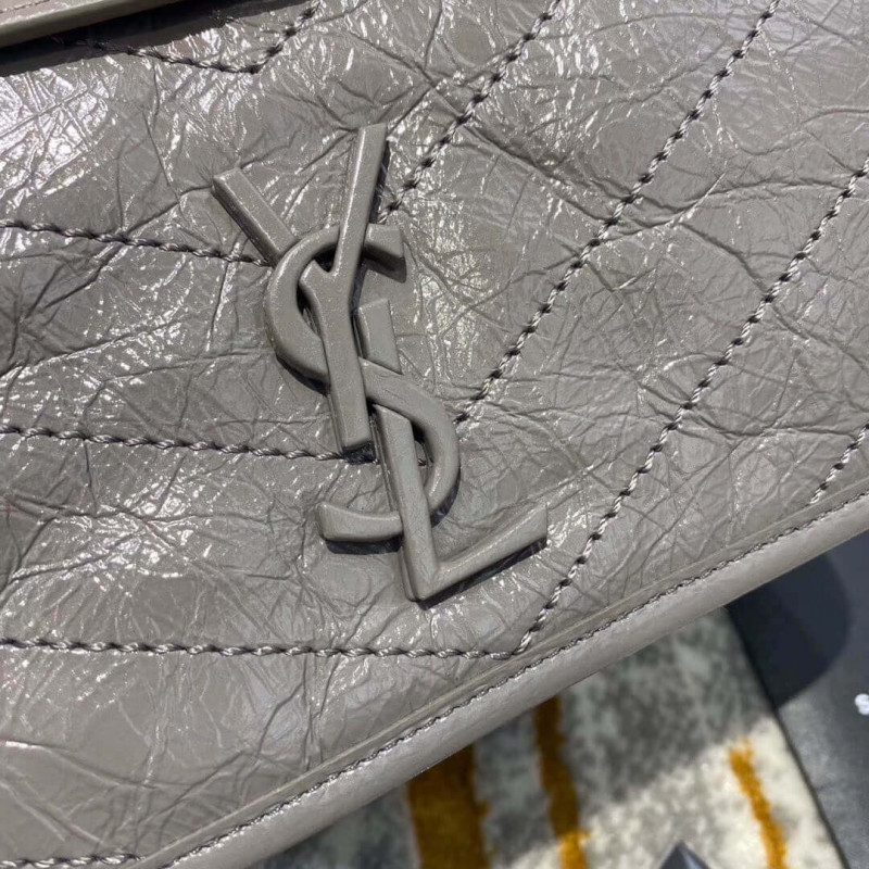 Replica Ysl Saint Laurent Niki Baby In Crinkled Vintage Leather 533037 - Image 7