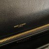 Best Replicas Bags - YSL Saint Laurent Sheepskin Matelasse Chevron Monogram Large College Satchel 392738 Black Top Quality Louis Vuitton LV Replica Bags On Sales