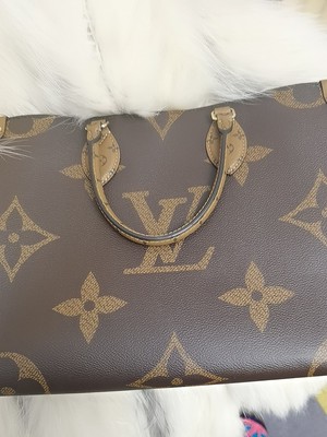 Louis Vuitton ONTHEGO GM-M45320 41CM Blk/Blue/Red photo review