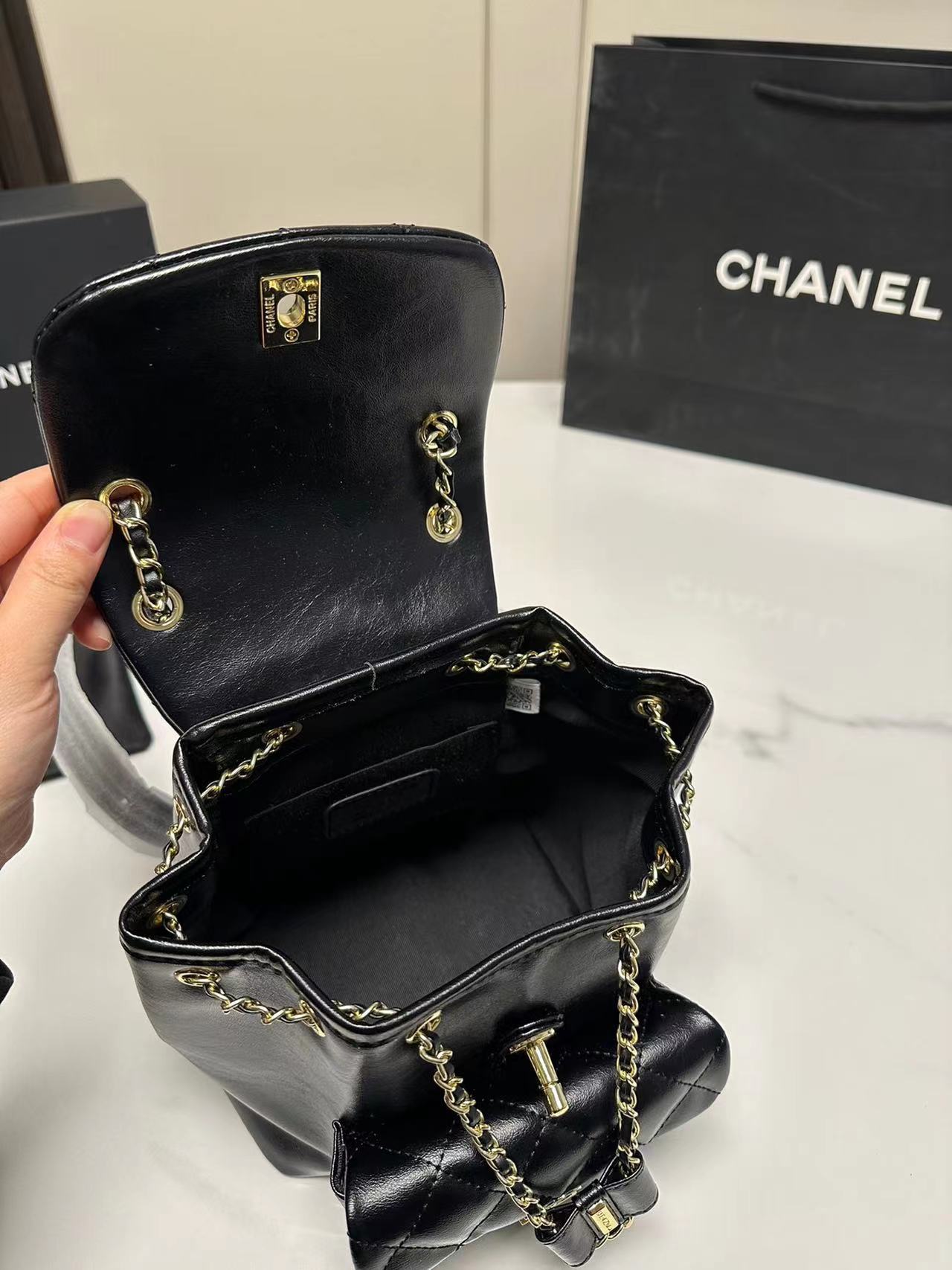 Replica Chanel Mini Duma BackpackAs2908 - Image 4