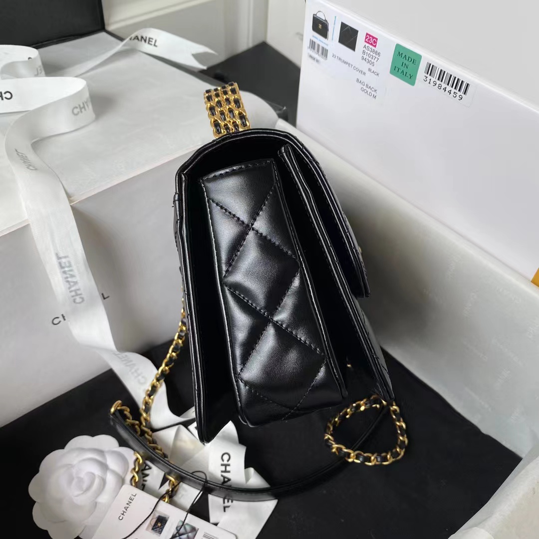 Replica Chanel Mini Flap Bag With Top Handle As3886 - Image 6