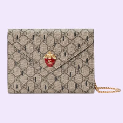 Replica Gucci Double G Strawberry Bag