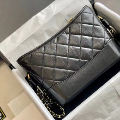 Alternative view of Replica Chanel Gabrielle Small Hobo Bag A91810 Black