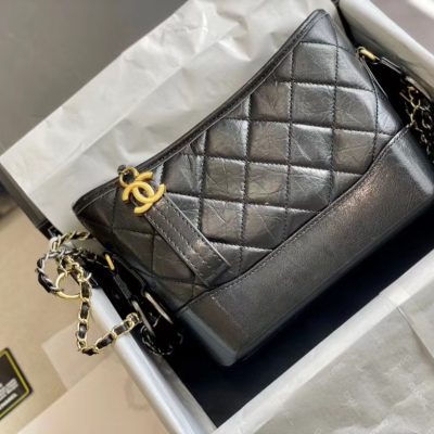 Replica Chanel Gabrielle Small Hobo Bag A91810 Black